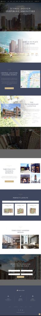 Mẫu Website LandingPage Bất Động Sản Aroland Home 5