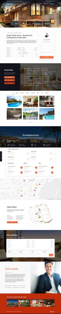 Mẫu Website LandingPage Bất Động Sản Karibu
