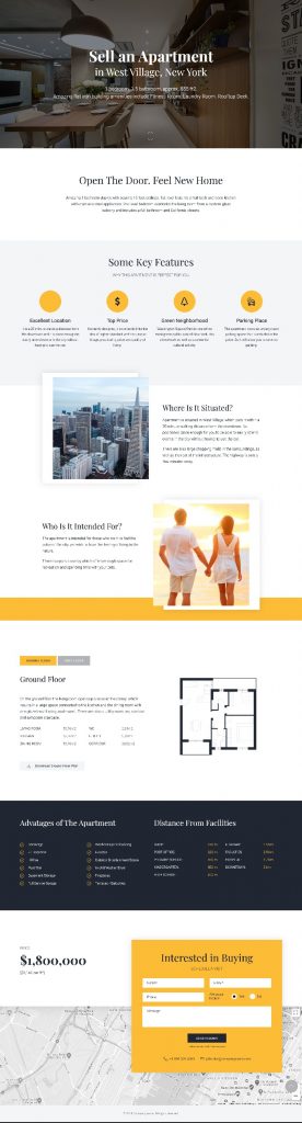 Mẫu Website LandingPage Bất Động Sản Iodova