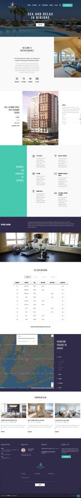 Mẫu Website LandingPage Bất Động Sản SkyView Home 5