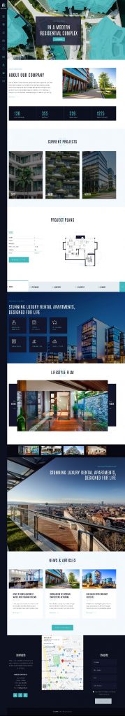 Mẫu Website LandingPage Bất Động Sản Windsor Home 2
