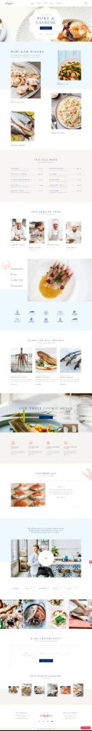 Mẫu Website Nhà Hàng Thalassa