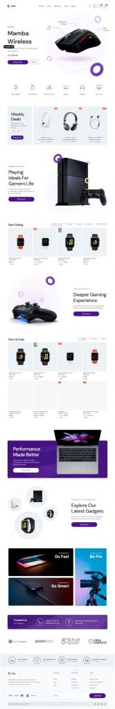 Mẫu Website Bán Hàng Công Nghệ – Teta