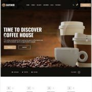 MẪU WEBSITE COFFEE SHOP - CAFENOD