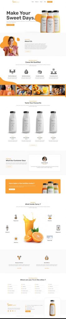 MẪU WEBSITE COFFEE SHOP – JARSY