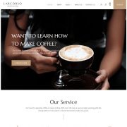 MẪU WEBSITE COFFEE SHOP - LARCORSO HOME 3