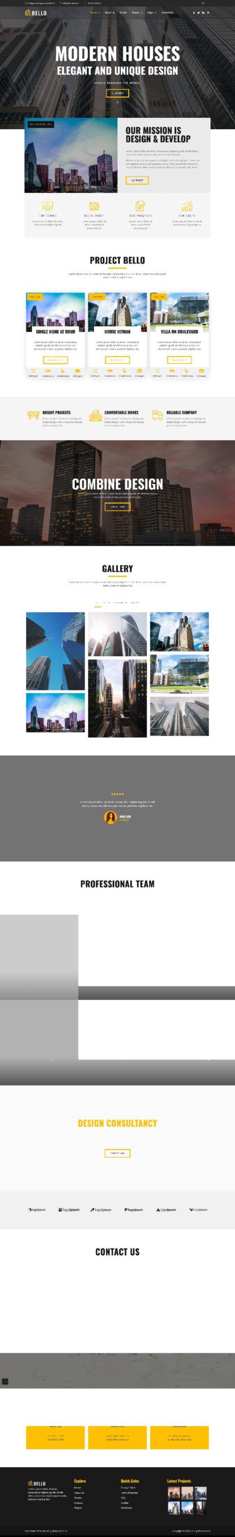 Mẫu Website LandingPage Bất Động Sản Bello