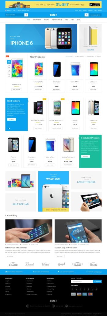 Mẫu Website Bán Hàng Công Nghệ – Bolt