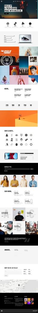 Mẫu Website Giới Thiệu Dịch Vụ Công Ty BoldLab Home 2