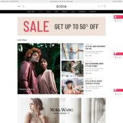 Mẫu website bán hàng thời trang - Fashion Blog – Gioia