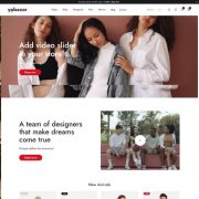 Mẫu website bán hàng thời trang - Home 9 – Yobazar
