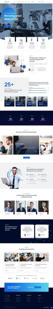 Mẫu website bán hàng công nghệ – Home V1 – Techmax