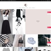 Mẫu website bán hàng thời trang - Masonry Portfolio – Audrey