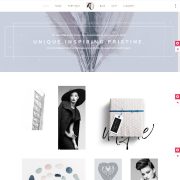 Mẫu website bán hàng thời trang - Parallax Portfolio – Audrey