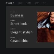 Mẫu website bán hàng thời trang - interactive showcase