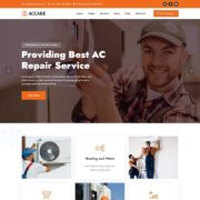 Mẫu website bán hàng điện máy - accare home 5