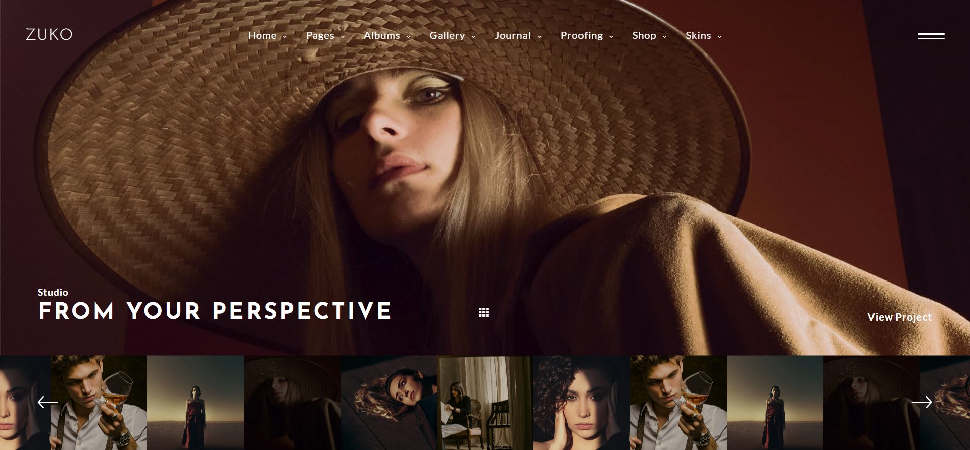 Mẫu website bán hàng thời trang - zuko full screen