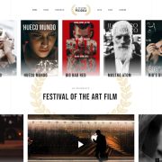Mẫu website dịch vụ giải trí - pelicula home film festival