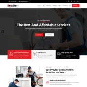 Mẫu website bán hàng điện máy - repairer home plumber
