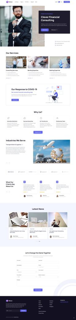 Mẫu website bán hàng công nghệ – silicon home 4