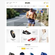 Mẫu website bán hàng thời trang - sport home
