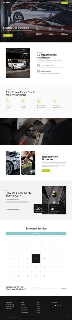Mẫu website bán hàng điện máy – the flash home 4