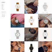 Mẫu website bán hàng thời trang - watch store