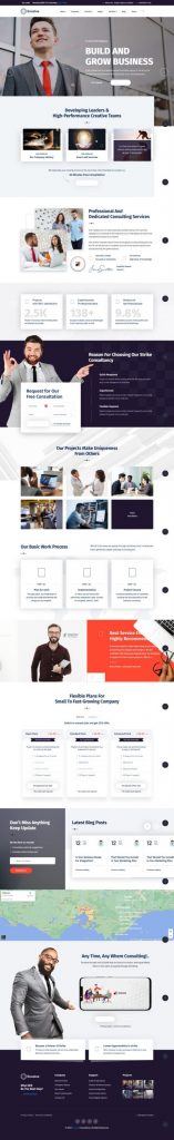 Mẫu website dịch vụ quảng cáo – envolve home 1