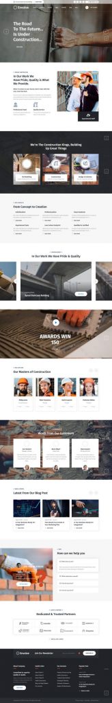 Mẫu website dịch vụ quảng cáo – envolve home 13