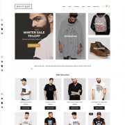 Mẫu website bán hàng thời trang - boutique home 4