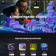 Mẫu website giới thiệu game  - playerX studio
