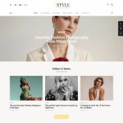 Mẫu website bán hàng thời trang - streerstyle home 1