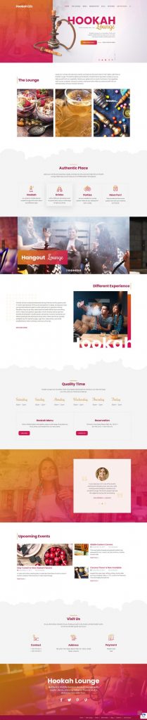 Mẫu website dịch vụ quảng cáo – wiz home 1