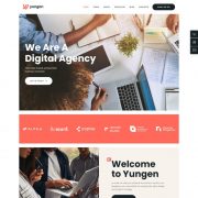 Mẫu website dịch vụ quảng cáo - yungen home 5