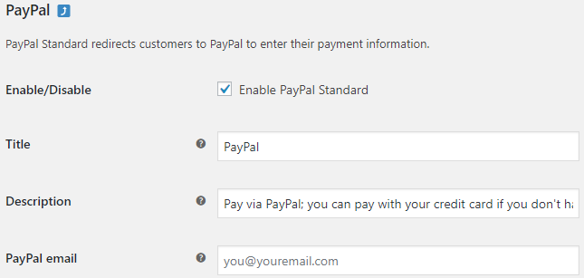 Cài đặt PayPal