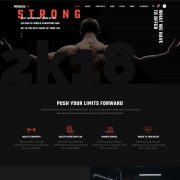 Mẫu website phòng tập gym - prowess home gym