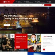 Mẫu website bán hàng công nghiệp - steeler home 5