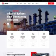 Mẫu website bán hàng công nghiệp - industrey home 3