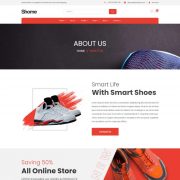 Mẫu website bán giày thể thao - shome home 3