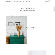 Mẫu website thiết kế nội thất - architecturer home 10