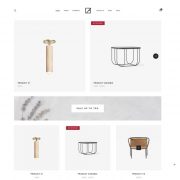 Mẫu website thiết kế nội thất - arkhitekton home 2