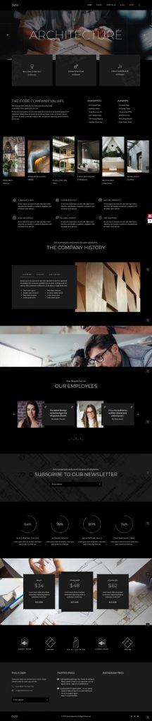 Mẫu website thiết kế nội thất – dor home 2