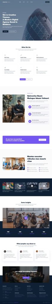 Mẫu website giới thiệu công ty – Blocksy Business