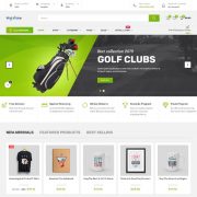 Mẫu website bán hàng phụ kiện thể thao - Vega Store