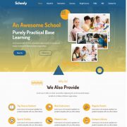 Mẫu website dịch vụ gia sư - Schooly education