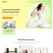 Mẫu website dịch vụ trung tâm yoga - Yogakit