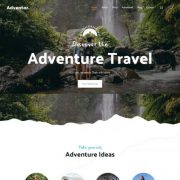Mẫu website dịch vụ du lịch - adventor