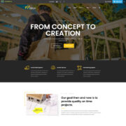 Mẫu website giới thiệu công ty xây dựng - Gedung