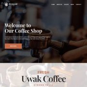 Mẫu website cafe - Dement