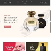 Mẫu website bán nước hoa - Perfume store 1